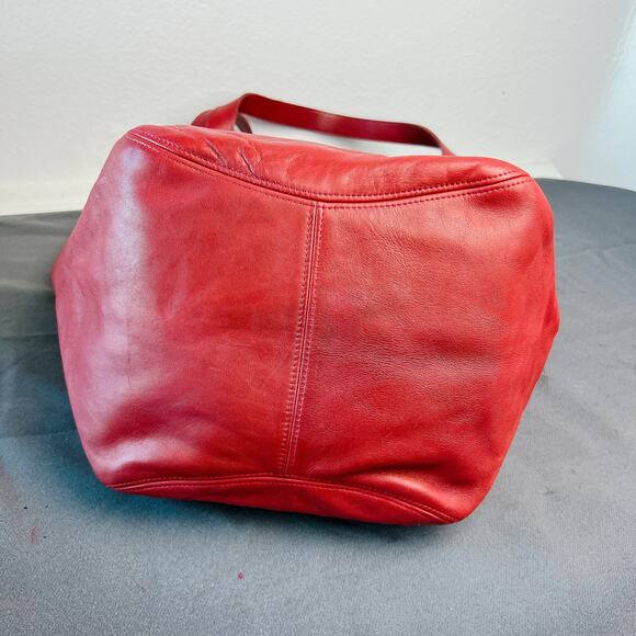 Coach Vintage Red Leather Soho Tote 4082 - Picture 10 of 10